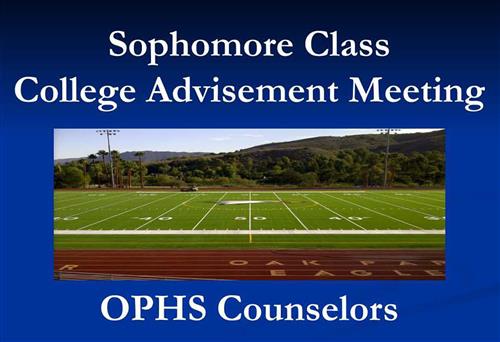 Sophomore College Advisement PDF 